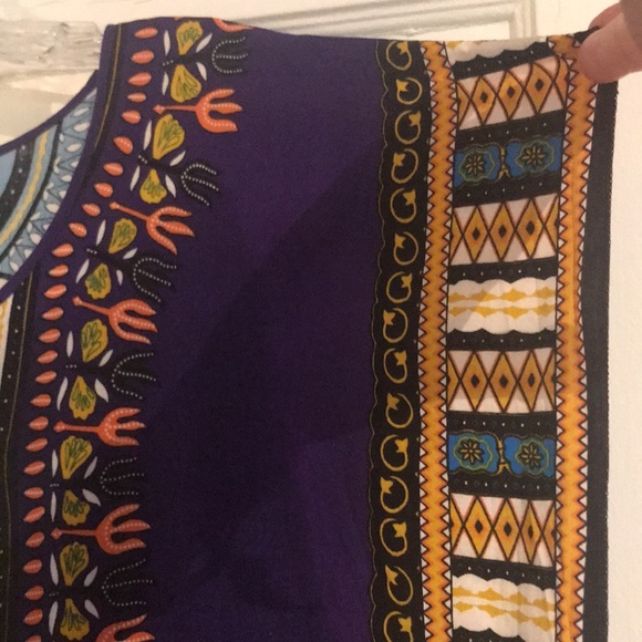 NWOT Beautiful boho dress! The print art work is amazing 🤩 flowy super cute - Picture 3 of 8